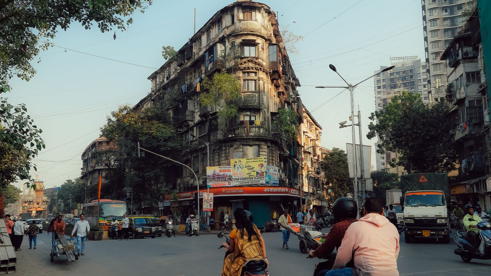 Street scene in India
