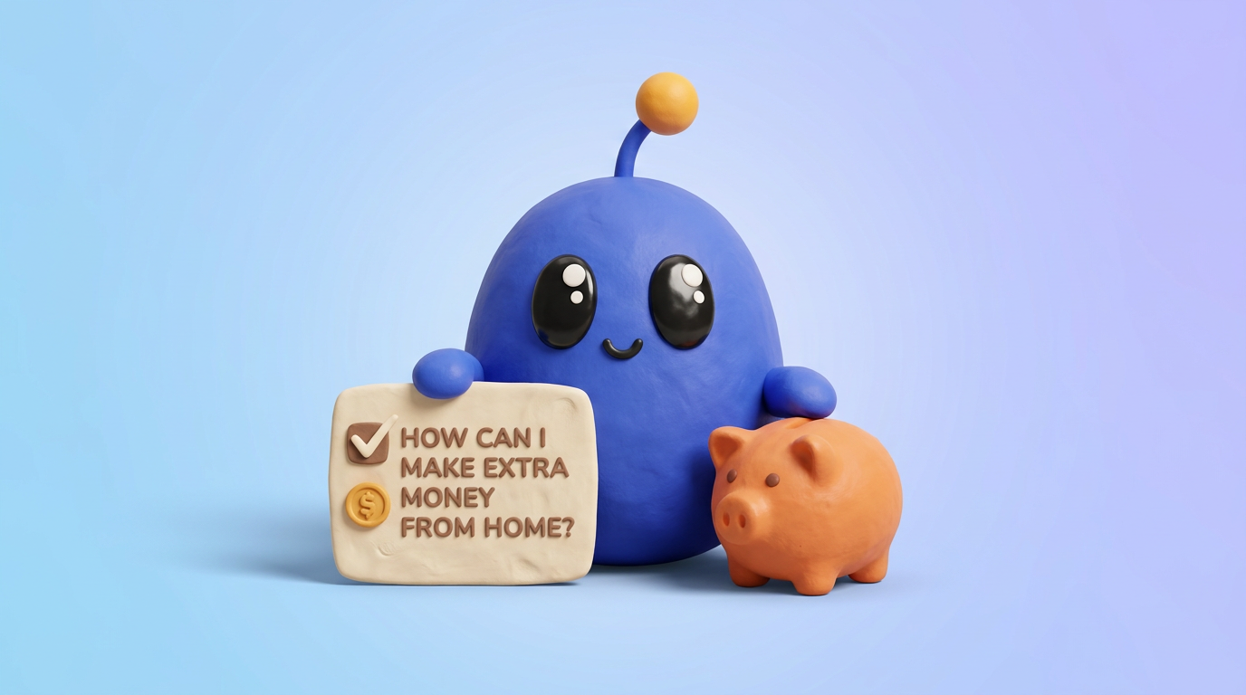 Illustration for How Can I Make Extra Money From Home? Decision Guide